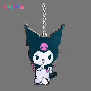 استند شمع‌دار روکیکی کرومی برای تزئین کیک تولد