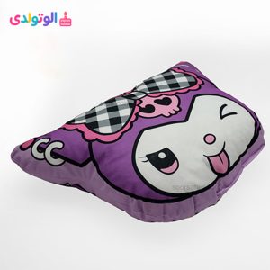 کوسن طرح کرومی با چاپ دو‌رو و پارچه مخملی